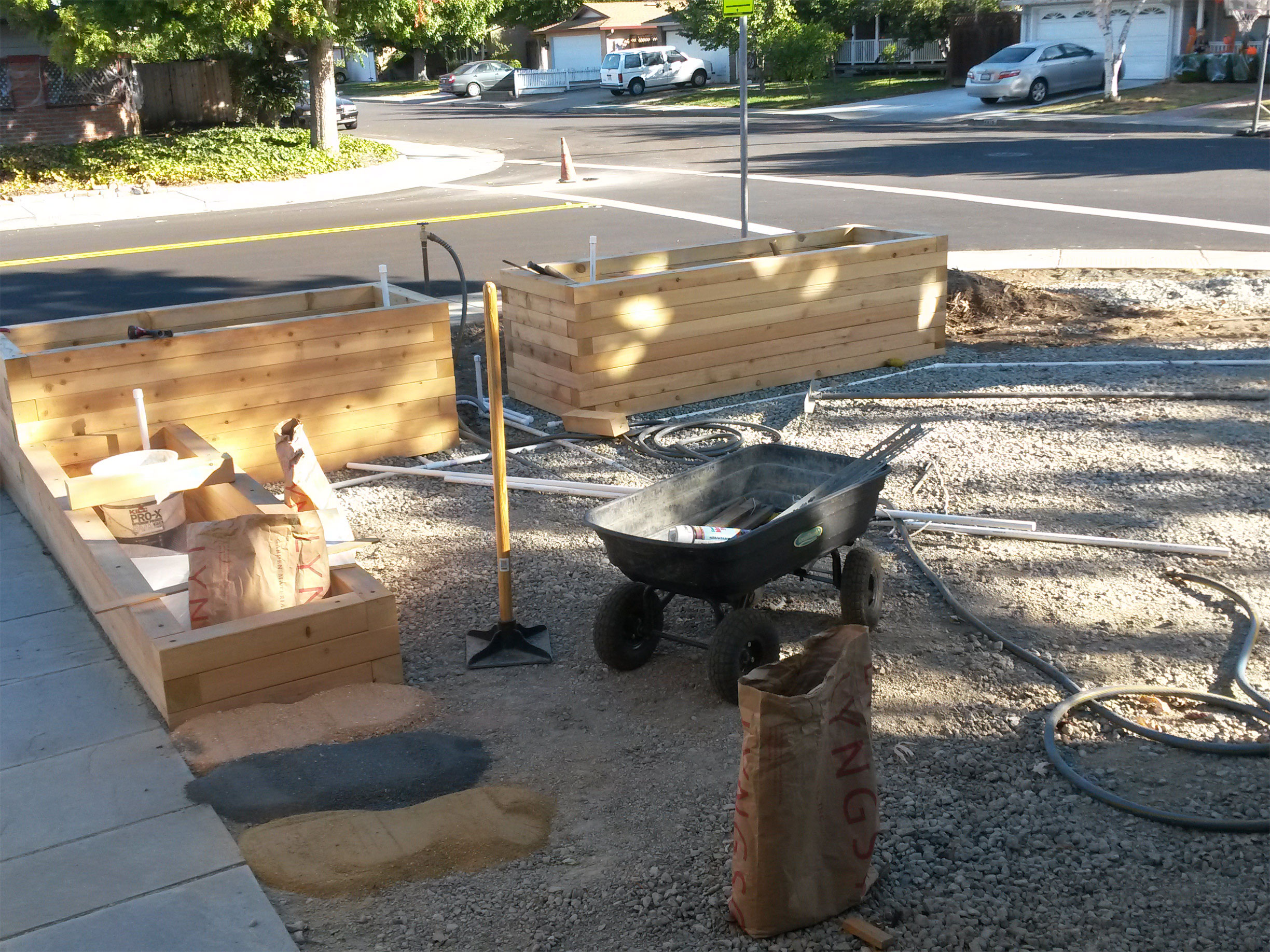 Construction Of Sidewalk