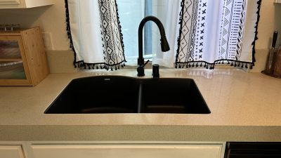 Undermount sink after